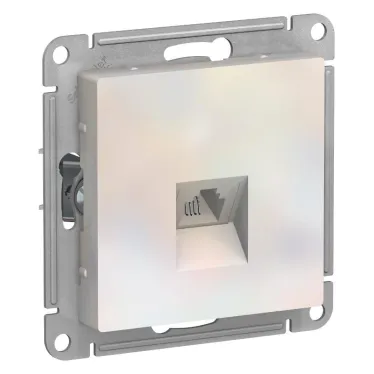 Розетка ATLASDESIGN телефонная RJ11 механизм жемчуг