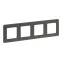 Рамка 4 поста INSPIRIA дымчатая
