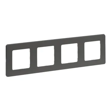 Рамка 4 поста INSPIRIA дымчатая