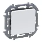 Переключатель без фиксации (кнопка) с Н.О./Н.З. контактом INSPIRIA 6 A 250 В~ белый