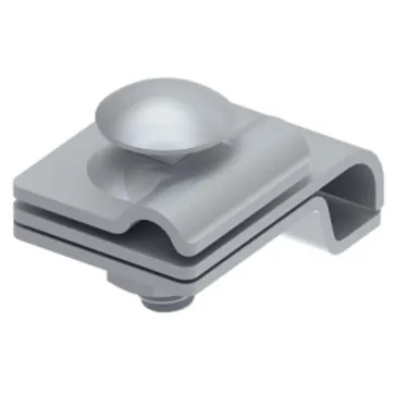 Соединитель прутка 6-10 мм на водосточный желоб. Материал - горячеоцинкованная сталь.