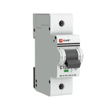 Автоматический выключатель ВА 47-125 1P 125А (C) 15кА PROxima