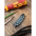 Шина PEN ноль-земля (6x9мм) 6 отв. цинк крепеж по краям