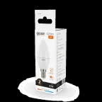 Лампа светодиодная LED 6 Вт 420 лм 3000К свеча теплый E14 AC 220В Elementary Gauss