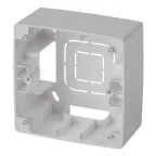 Коробка накладного монтажа 1 пост, Эра12, алюминий (20/200/1600) 12-6101-03