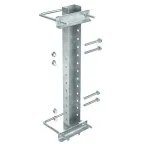 Крепление к опорам огражд. 40-62мм для 2-консолей