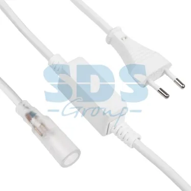 Набор установочный для Дюралайта 2W 10 мм, коннектор с иголкой, выпрямитель, заглушка, до 100 м