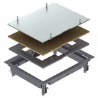 Ревизионный лючок ZES6-2 U (полиамид, серый)