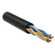 Витая пара U/UTP кат 5E 4x2х24AWG solid LSZH 305м черный