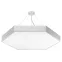 Светильник LED Geometria Hexagon SPO-121-W-40K-038 38Вт 4000K 4000Лм IP40 600х80 белый подвесной драйвер внутри