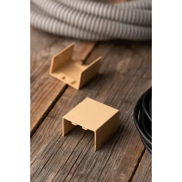 Соединитель (40х25) (4 шт) Plast PROxima под светлое дерево