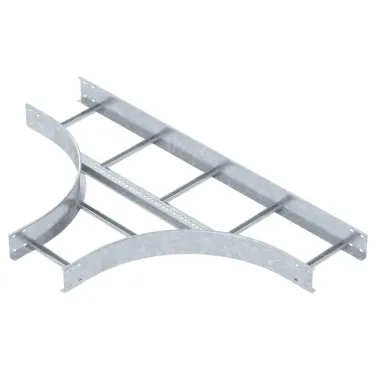 Т-образная секция лестничного лотка 110х300 мм R-500 мм