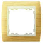 Рамка на 2 поста, S82, сосна - сл.кость