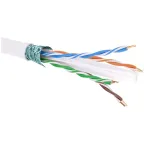 Витая пара F/UTP 4 пары CAT 6 нг(А)-LSLTx белый катушка 305м