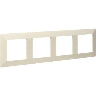 Valena LIFE Рамка 4 поста слоновая кость универсальная