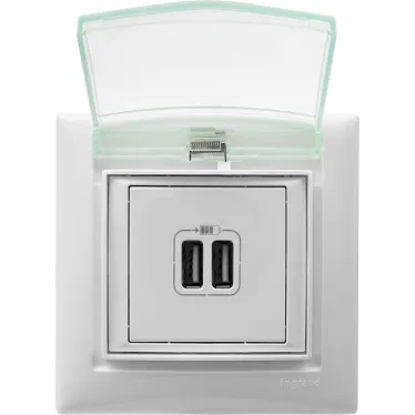 VALENA Рамка 1 пост IP44 белая