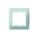                  Рамка на 4 поста, S82, пастель серая - белый
               