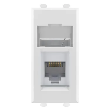 Avanti Телефонная розетка ''Белое облако'' RJ-12, 1 модульная