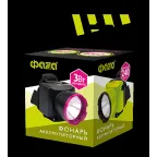 Фонарь аккумуляторный AccuFH7-L3W-bk (черн.)