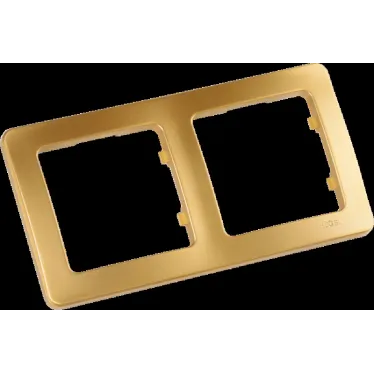 MASTER Рамка на 2 поста, золото
