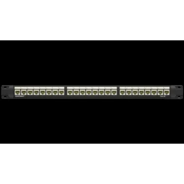 Патч-панель 19'',1U,CAT5E, 24 модуля RJ45, неэкранир ованная