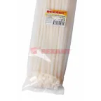 хомут-стяжка кабельная нейлоновая 450 x7,6 мм, белая, (1уп - 100шт), REXANT