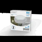 Светильник светодиодный ДБП 8 Вт 700 лм 6500К AC 220В Белый IP65 круг D140х48мм Пластик ЖКХ Elementary Gauss