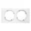 Рамка, двухпостовая, IP44, белый