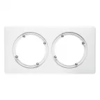 Рамка, двухпостовая, IP44, белый