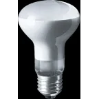 Лампа накаливания зеркальная ЗК 60вт R63 230в Е27 матовая