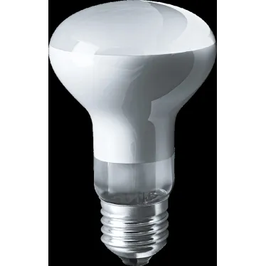 Лампа накаливания зеркальная ЗК 60вт R63 230в Е27 матовая