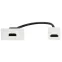 PRIMER РКМ-10-00-П Розетка HDMI M/M (1 модуль) белая IEK