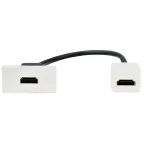                  PRIMER РКМ-10-00-П Розетка HDMI M/M (1 модуль) белая IEK
               