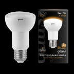 Лампа светодиодная LED 9 Вт 660 лм 3000К грибок R63 теплый E27 AC 220В Black Gauss
