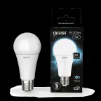 Лампа светодиодная LED 16 Вт 1520 лм 4100К А60 груша нейтральный E27 AC 220В Black Gauss