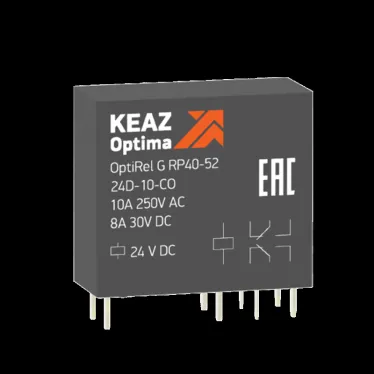 Реле промежуточное OptiRel G RP40-52-48D-10-CO