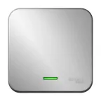 Выключатель BLANCA одноклавишный наружный (схема 1) с подсветкой и изоляционной пластиной 10а 250b алюминий