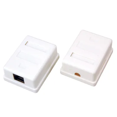 Розетка сетевая LAN. на стену. (1 гнездо 8Р8С (Rj-45). 5e кат),