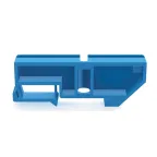 Изолятор нулевой шины 35мм синий