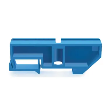 Изолятор нулевой шины 35мм синий