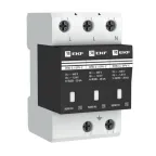 Ограничитель импульсных напряжений серии ОПВ-C/3P In 20кА 400В (с сигнализацией)