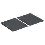 Панель основания шкафа LINEA S 600х1200мм черная (2шт/компл)