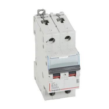 Выключатель автоматический двухполюсный 10А B DX3 10kА/16kА