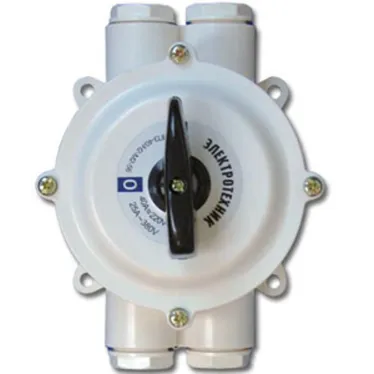 Переключатель пакетный ПП3-40/Н2,в корп. IP56 (пласт)