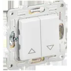                  SKANDY Выключатель жалюзи 10А SK-V12W арктический белый IEK
               