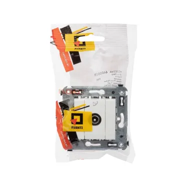 Avanti Розетка TV в стену, проходная, ''Белое облако''