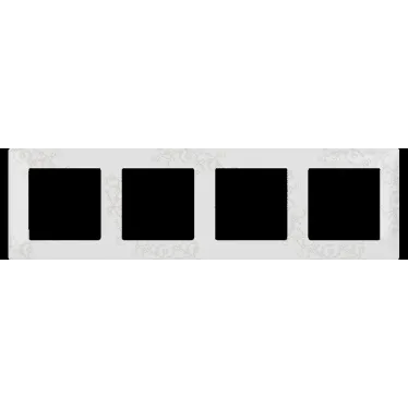 Valena LIFE Рамка 4 поста Эл грей универсальная