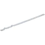 Держатель проводника круглого 8мм для водост. труб 80-120мм оцинкованная сталь