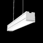 Светильник светодиодный Mercury Pro подвесной 26 Вт 4000 К 514х65х65 мм IP54 белый муар с рассеивателем опал подв. 2м