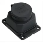 Розетка кабельная наружной установки IР44 16А 2Р+E каучук ОМЕГА